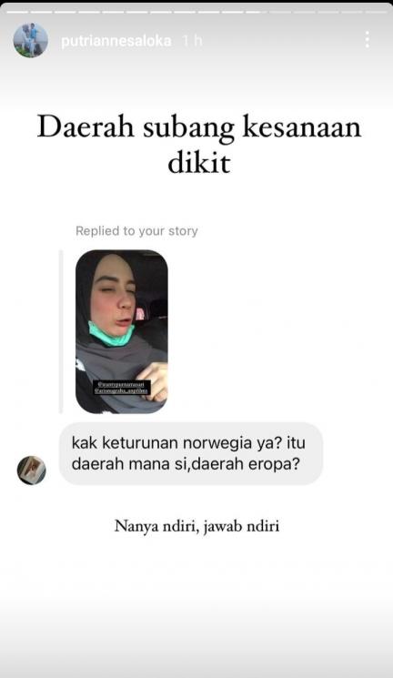 Putri Anne, istri Arya Saloka (Instagram/@putriannesaloka)