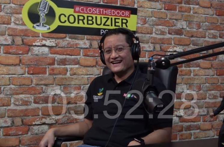 Juliari Batubara, Mensos Tersangka Bansos Covid 19. (Youtube/DeddyCorbuzier)