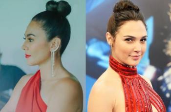 Viral Foto Wulan Guritno Seksi Pakai Gaun Merah Bikin Mimisan: Kirain Gal Gadot!