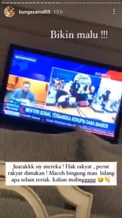 Bunga Zainal (Instagram/@bungazainal05)
