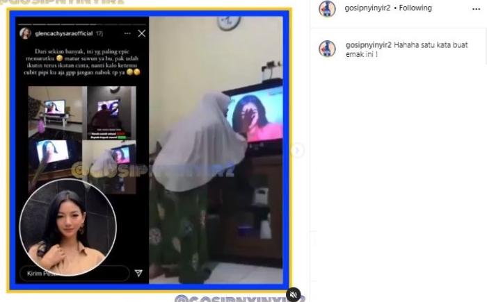 Glenca Chysara jadi sasaran amukan penonton sinetron yang baper. (Instagram/@gosipnyinyir2)