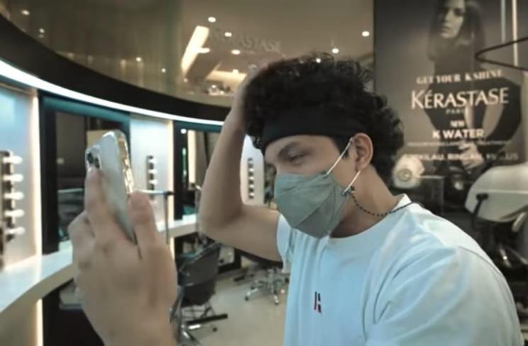 Gaya rambut Atta Halilintar. (Youtube/AttaHalilintar)
