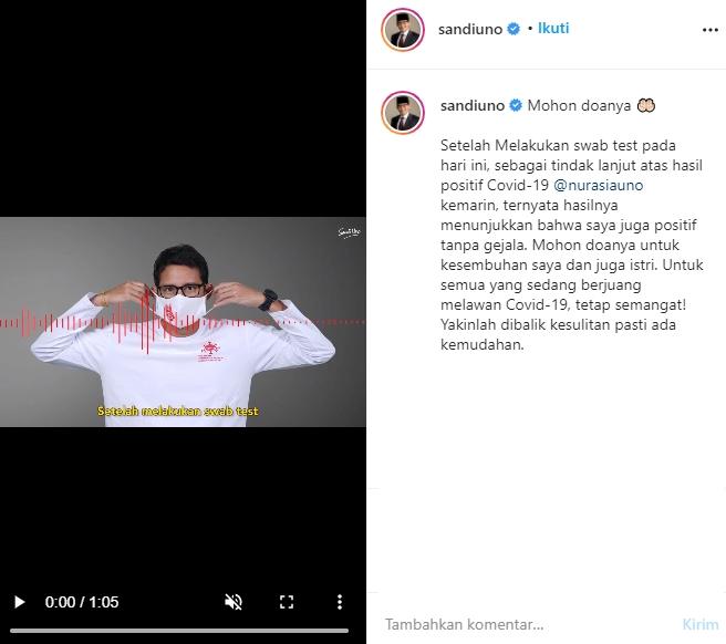 Sandiaga Uno (Instagram/@sandiuno)