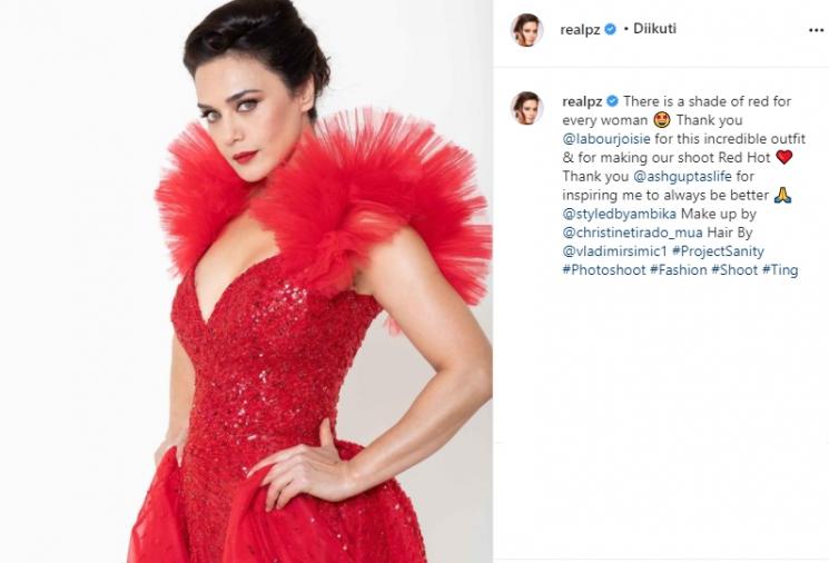 Preity Zinta (Instagram/@realpz)