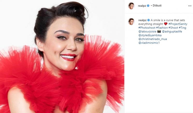 Preity Zinta (Instagram/@realpz)
