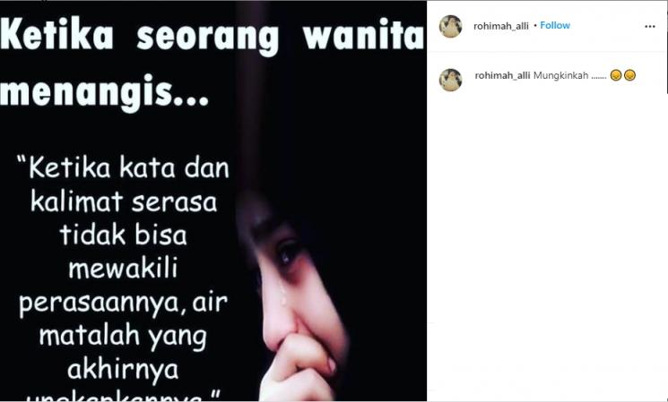 Rochimah, Istri Kiwil (Instagram/@rohimah_alli)