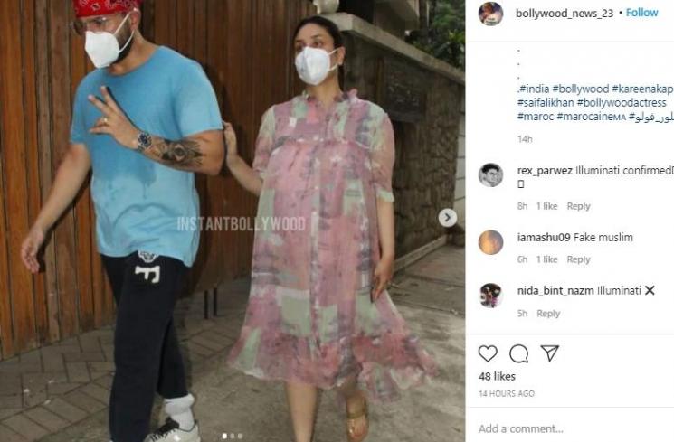 Saif Ali Khan bersama Kareena Kapoor (Instagram.com/bollywood_news_23)