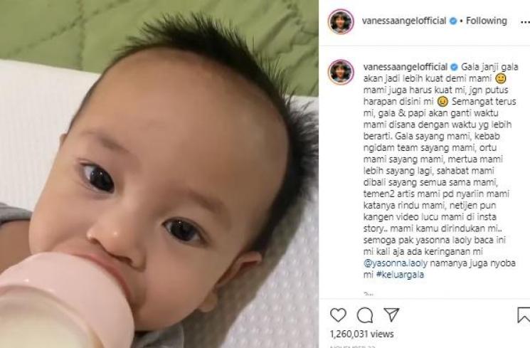 Putra Vanessa Angel (Instagram.com/vanessaangelofficial)