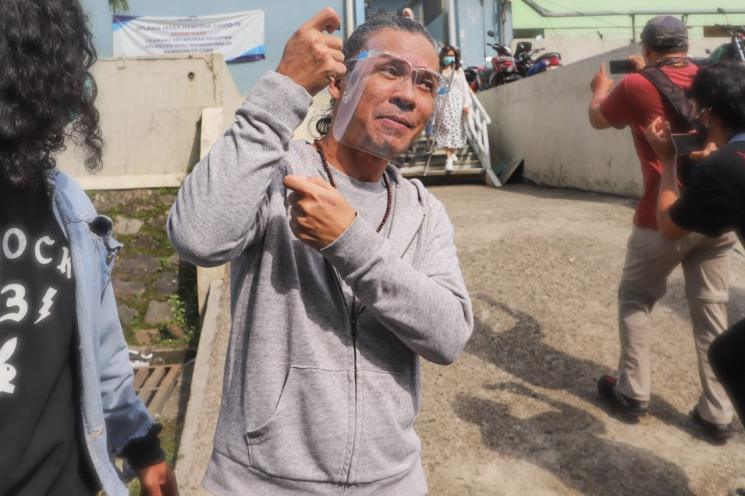Seniman Pantomim Septian Dwi Cahyo (MataMata.com/Alfian Winanto)