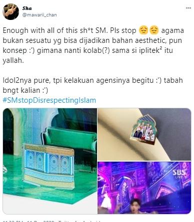 SM Entertainment dituduh lecehkan islam (Twitter.com)
