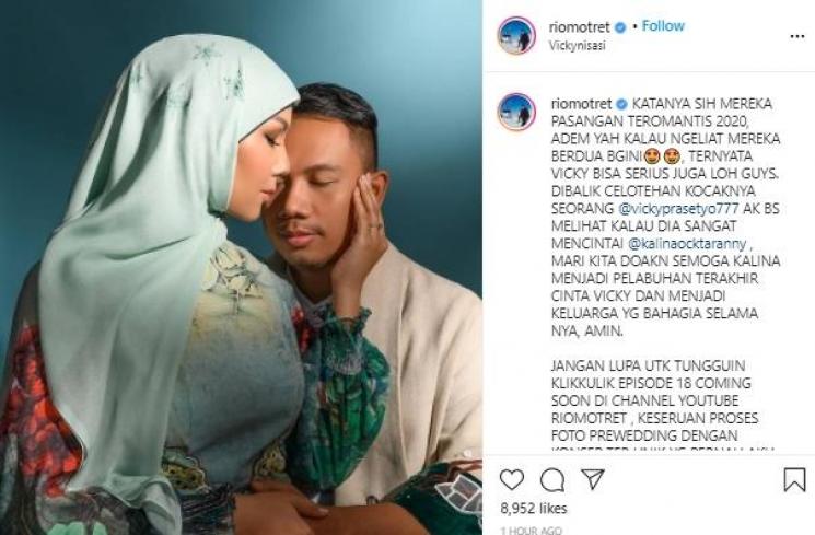 Kalina dan Vicky Prasetyo (Instagram.com/riomotret)