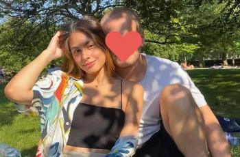Mesra Bingits, 5 Potret Valerie Thomas Bareng Pacar Bule