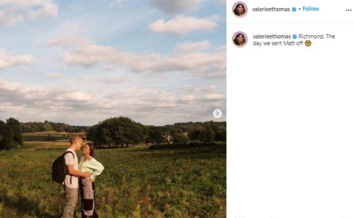 Valerie Thomas dan pacar bulenya, Zak Henry. (Instagram/@valeriethomas)