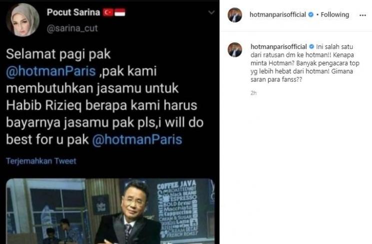 Hotman Paris. (Instagram/@hotmanparisofficial)