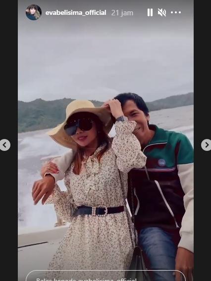 Kiwil dan Eva Belisima bulan madu (Instagram.com/evabelisima_official)