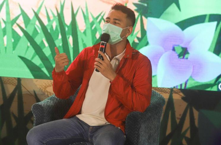 Raffi Ahmad bersama sang istri, Nagita Slavina. (MataMata.com/Alfian Winanto)