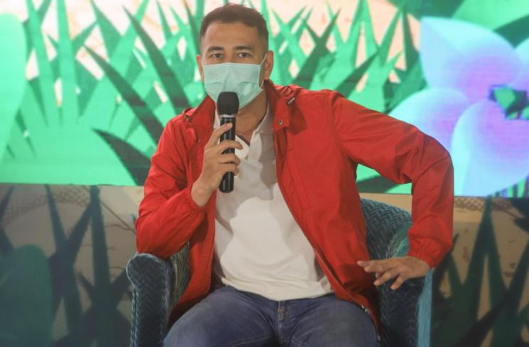 Raffi Ahmad bersama sang istri, Nagita Slavina. (MataMata.com/Alfian Winanto)