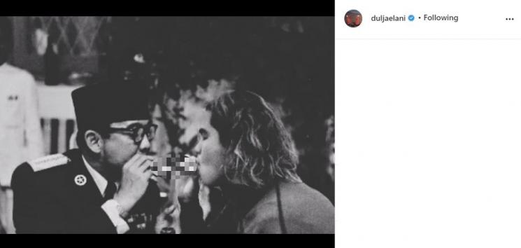 Postingan Dul Jaelani. (Instagram/@duljaelani)