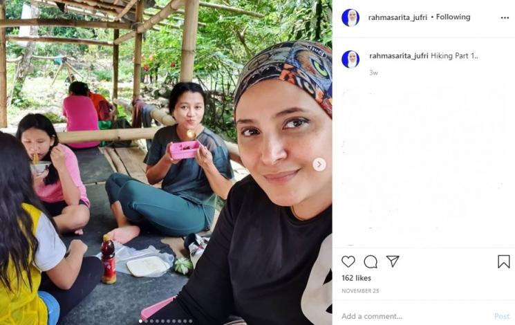 Rahma Sarita. (Instagram/@rahmasarita_jufri)