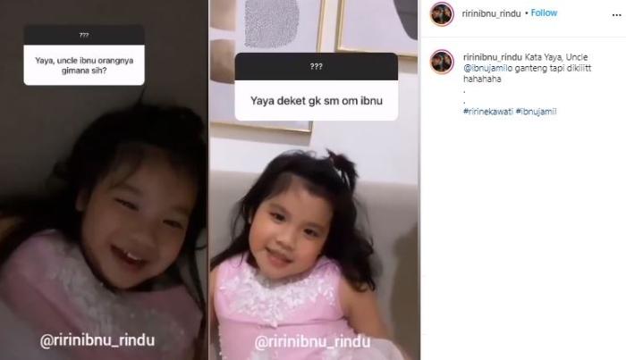 Ibnu Jamil dan anak Ririn Ekawati. (Instagram/@ririnibnu_rindu)