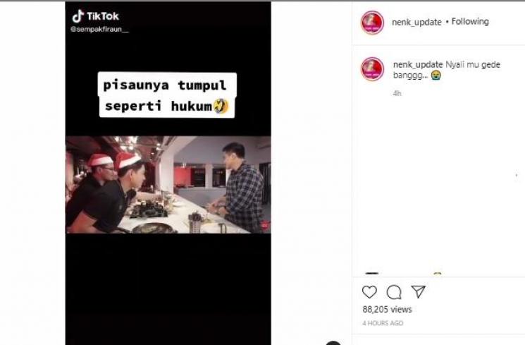 Kaesang saat jadi juri The Biggest Cooking Battle (Instagram.com/nenk_update)