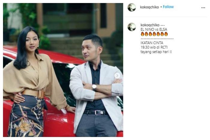 Glenca Chysara dan Evan Sanders. (Instagram/@kokoqchiko)