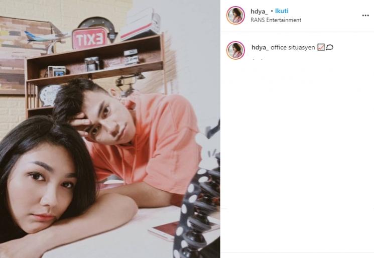Dimas Ramadhan dan manajernya (Instagram/@hdya_)