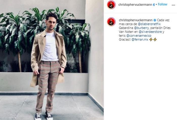 Christopher Uckermann, pemeran Santiago Amigos x Siempre. (Instagram/@christopheruckermann)