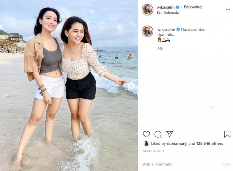 Wika Salim dan Jenita Janet. (Instagram/@wikasalim)