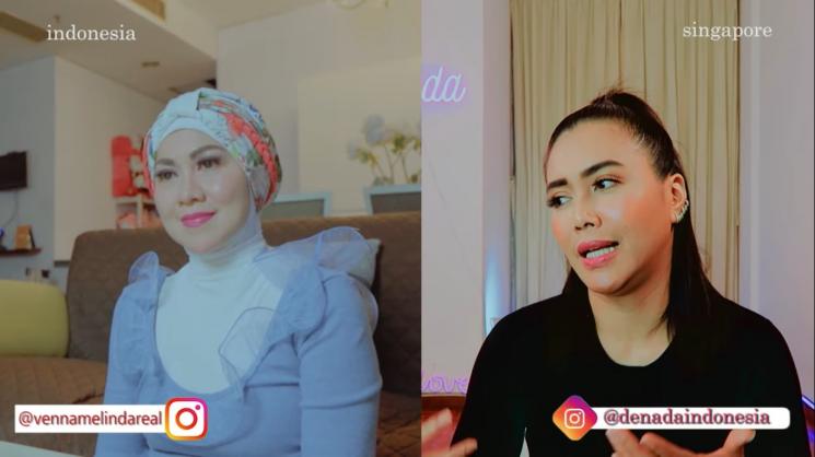 Denada curhat soal pengobatan anaknya. (YouTube/Venna Melinda Channel)