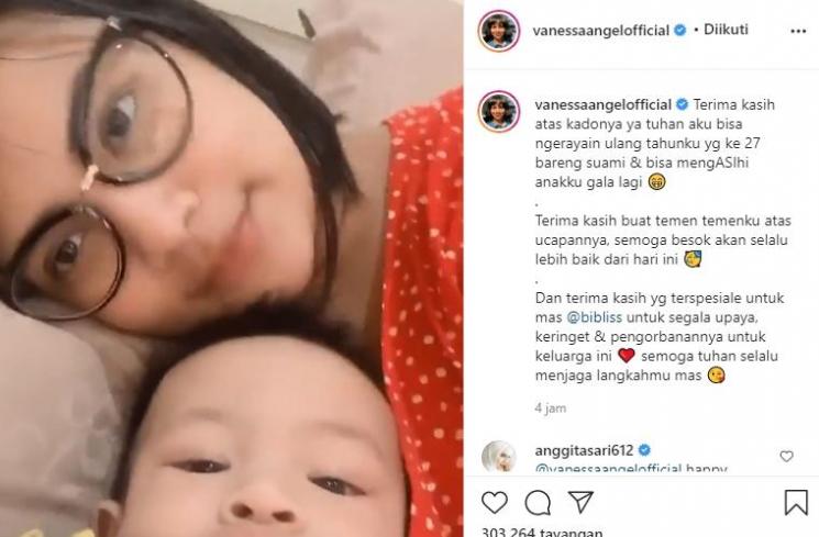 Vanessa Angel ultah (Instagram/@vanessaangelofficial)