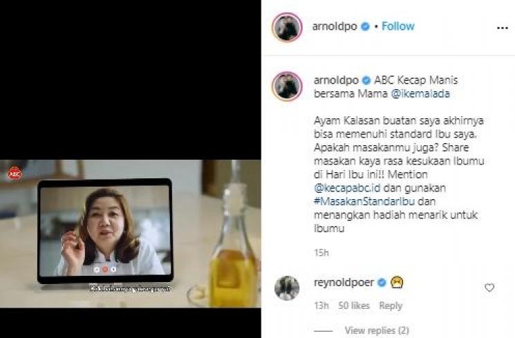 Ibunda Chef Arnold Poernomo (Instagram.com/arnoldpo)