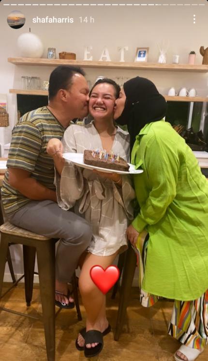 Ultah Shafa Harris (Instagram/@shafaharris)