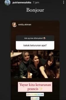 Postingan Putri Anne (Instagram.com/putriannesaloka)