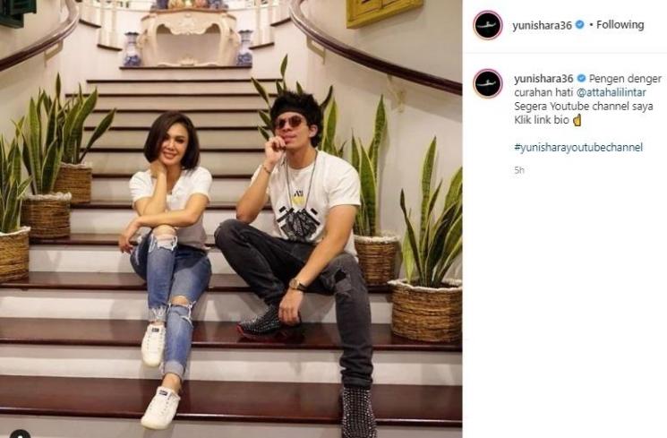 Yuni Shara bersama Atta Halilintar. (Instagram/@yunishara36)