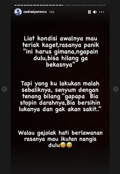 Curhatan Zaskia Adya Mecca (Instagram.com/zaskiadyamecca)