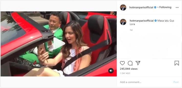 Hotman Paris bersama Nia Ramadhani. (Instagram/@hotmanparisofficial)