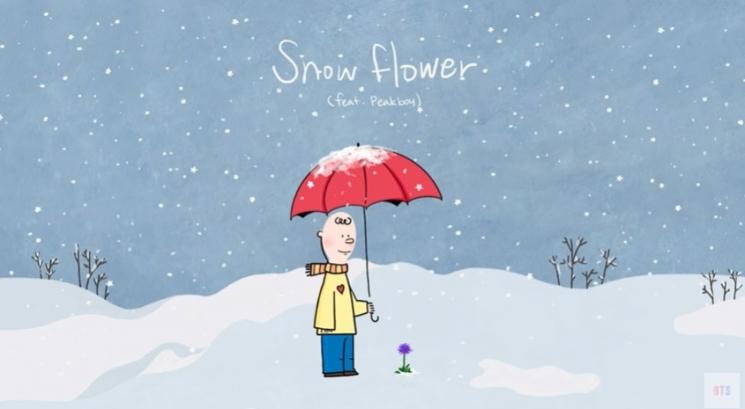 Lagu Snow Flower - V BTS feat Peakboy