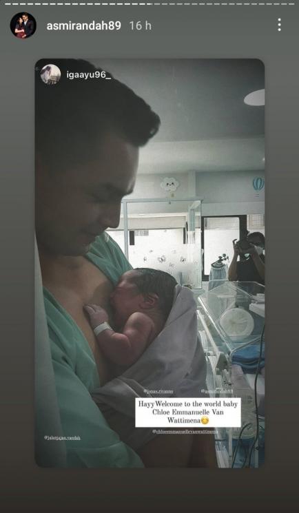 Jonas Rivanno gednong anak (Instagram/@asmirandah89)