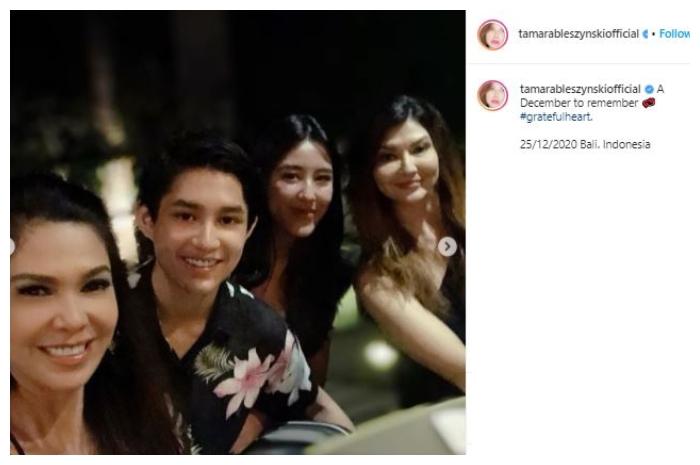 Teuku Rassya dan pacar. (Instagram/@tamarableszynskiofficial)