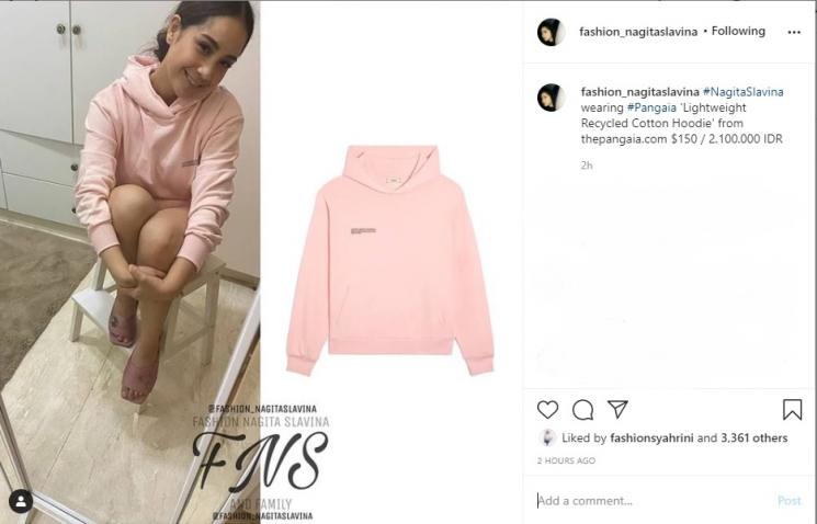 Hoodie Nagita Slavina. (Instagram/@fashion_nagitaslavina)