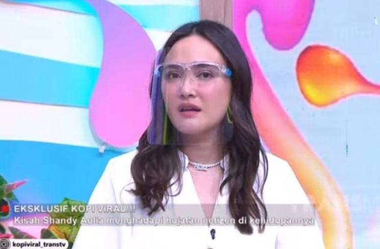 Shandy Aulia beri tanggapan sering ditegur netizen (Youtube.com/TRANSTVOfficial)