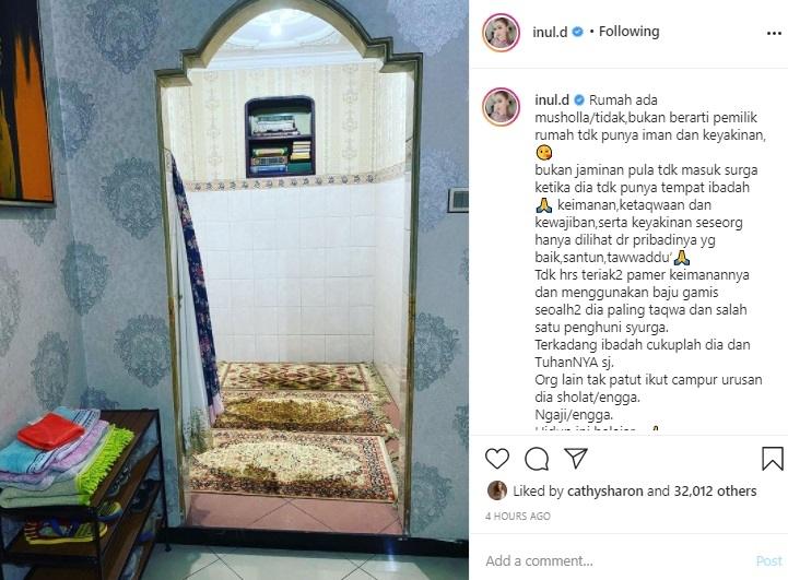 Postingan Inul Daratista. (Instagram/@inul.d)