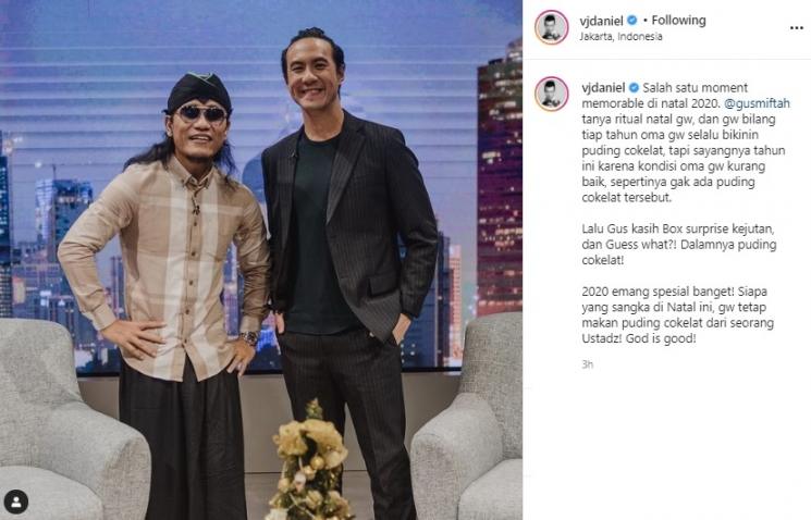 Gus Miftah dan Daniel Mananta. (Instagram)