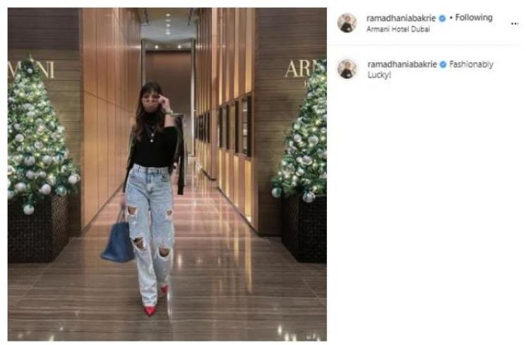 Nia Ramadhani. (Instagram/@ramadhaniabakrie)