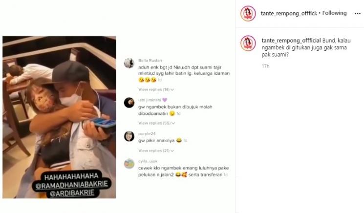 Nia Ramadhani ngambek. (Instagram)