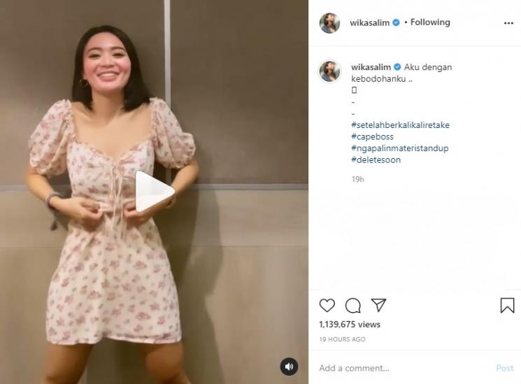 Wika Salim. (Instagram/@wikasalim)