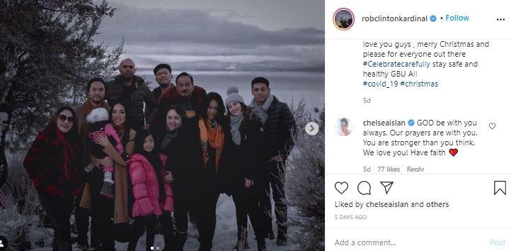 Chelsea Islan. (Instagram/@robclintonkardinal)
