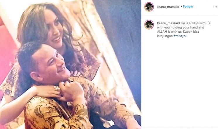 Angelina Sondakh dan Adjie Massaid (Instagram/@keanu_massaid)