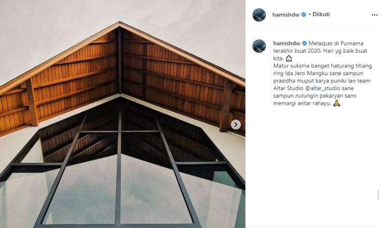 Rumah baru Hamish Daud dan Raisa (Instagram/@hamishdw)